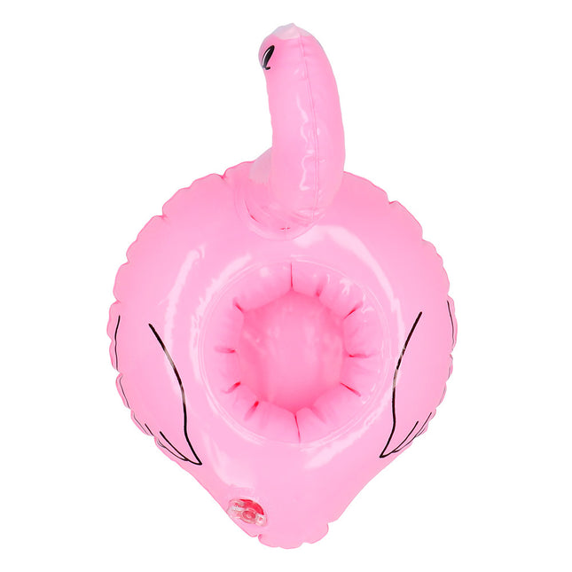 Nadmuchiwany uchwyt na kubek Flamingo 18 cm