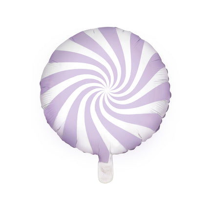 Balon helowy Lilac Swirl 45 cm pusty