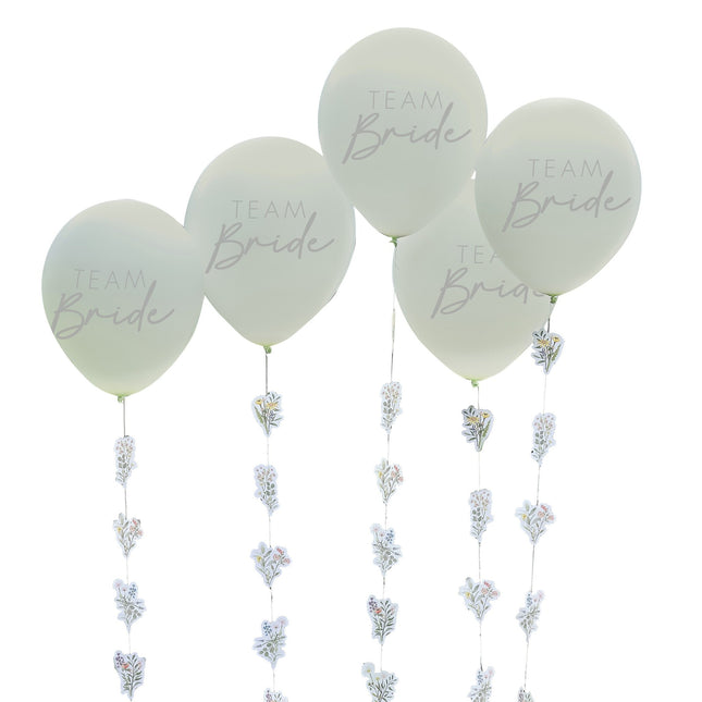 Balony Team Bride 30cm 5szt