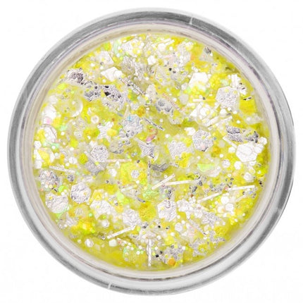 PXP Pressed Chunky Glitter Creme Neon Yellow Candy 10ml