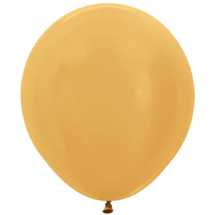 Balony Metallic Gold 45cm 25szt