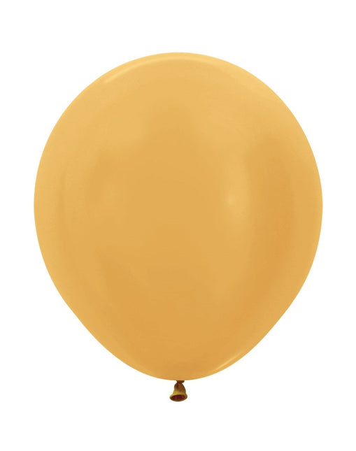 Balony Metallic Gold 45cm 25szt