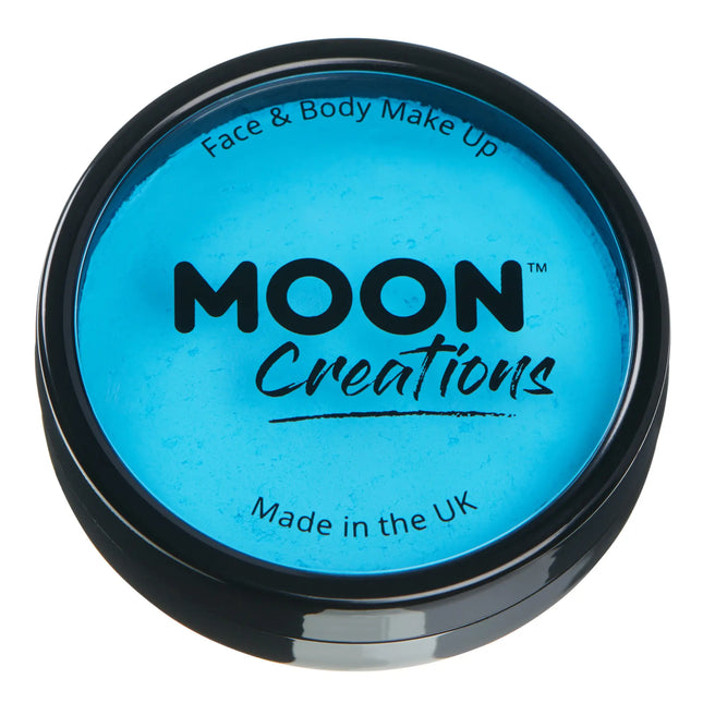 Moon Creations Pro Face Paint Cake Pots Aqua 36g