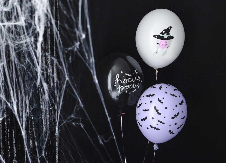 Balony na Halloween Hokus Pokus 30cm 50szt