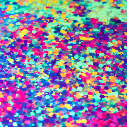 Moon Glow Neon UV Chunky Glitter Hot Pink 3g