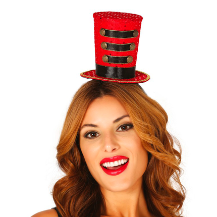 Opaska na głowę Majorette Mini Hat Red