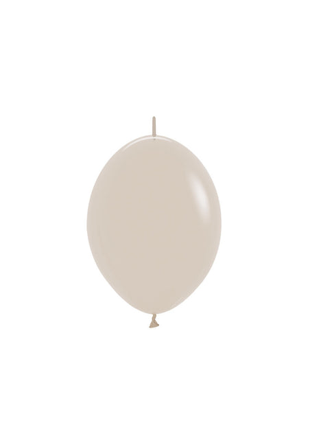 Balony Biały Piasek 15cm 50szt