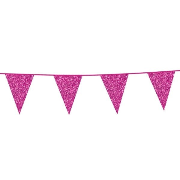 Fuchsia Flagline Glitter 6m