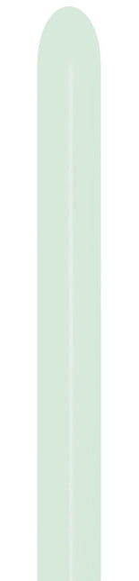 Balony do modelowania Pastel Matte Green 5cm 152cm 50szt