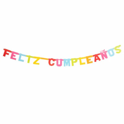 Feliz CumpleañOs Girlanda z listów