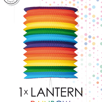 Rainbow Lampion 16cm