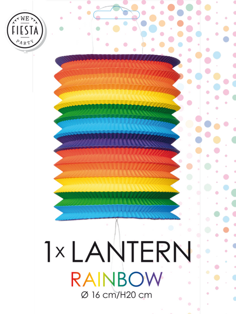 Rainbow Lampion 16cm