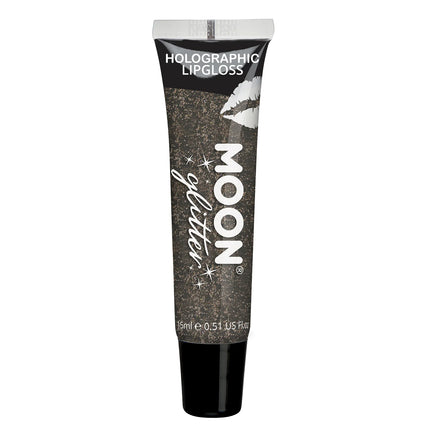 Holograficzny błyszczyk do ust Moon Glitter Black 15ml