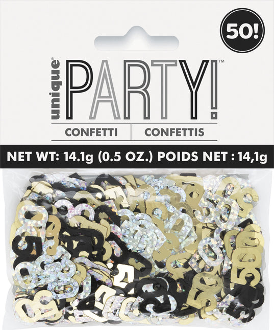 50 Years Confetti Bag 14gr