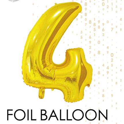 Balon foliowy Figure 4 Gold 66cm