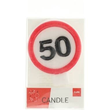 Znak drogowy Candle 50 Years