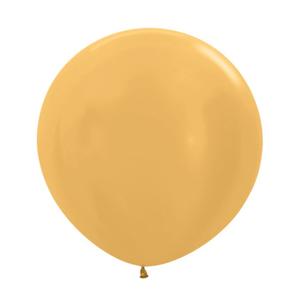 Balony Metallic Gold 61cm 10szt