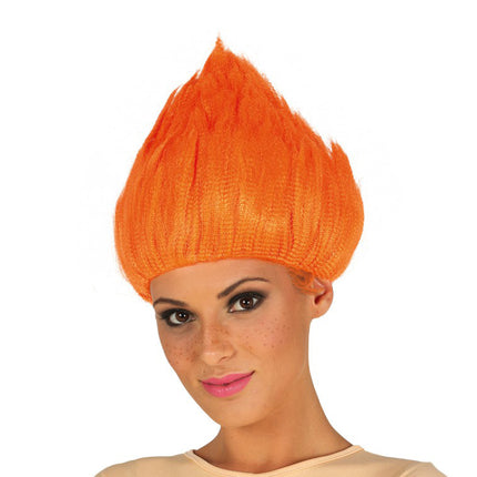 Troll Wig Orange