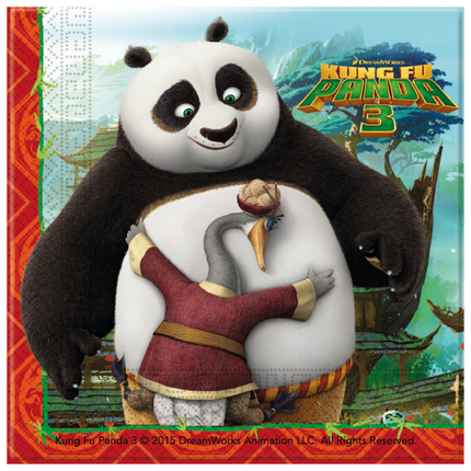 Serwetki Kung Fu Panda 33cm 20szt