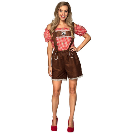 Lederhosen damskie z bluzką