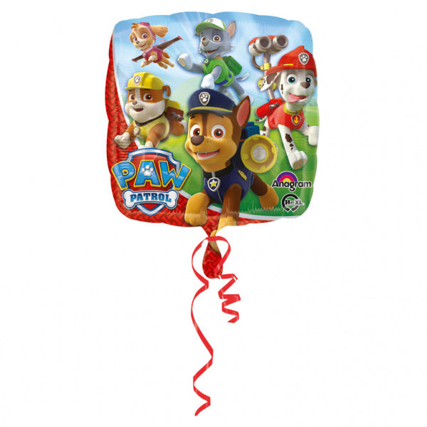 Paw Patrol Balon helowy kwadrat 43 cm pusty