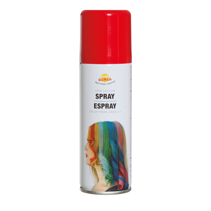 Spray do włosów czerwony 125ml