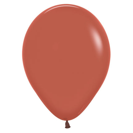 Balony terakota 23cm 50szt