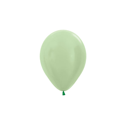 Balony Pearl Green 12cm 50szt