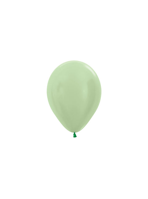 Balony Pearl Green 12cm 50szt