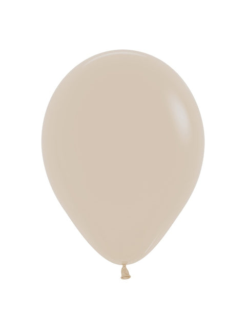 Balony Biały Piasek 23cm 50szt