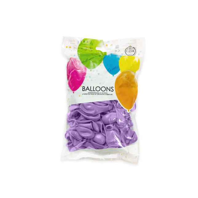 Balony lawendowe 13cm 100szt