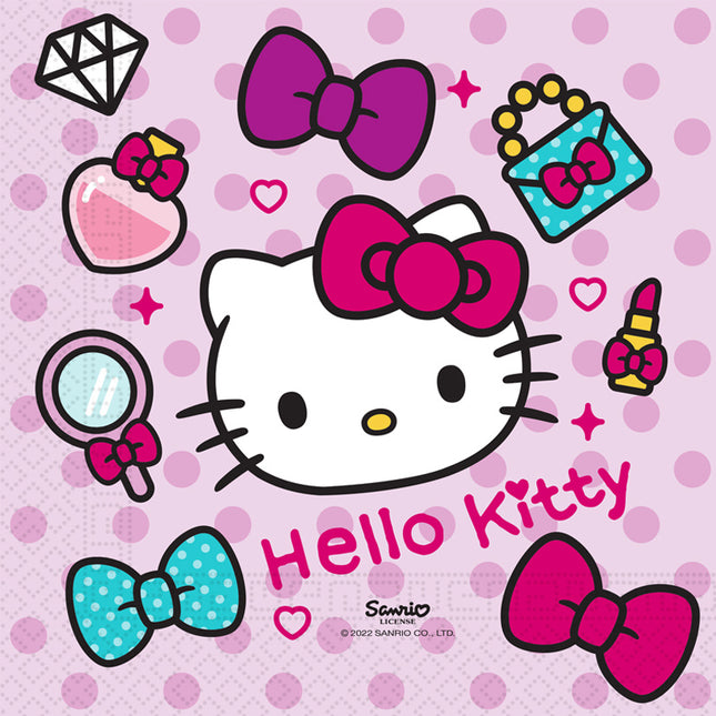 Serwetki Hello Kitty 33cm 20szt