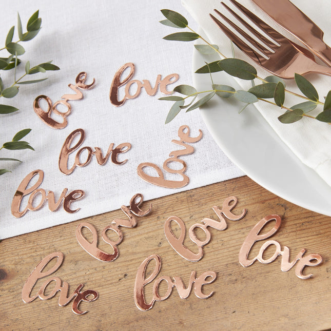 Rose Gold Confetti Love 14g