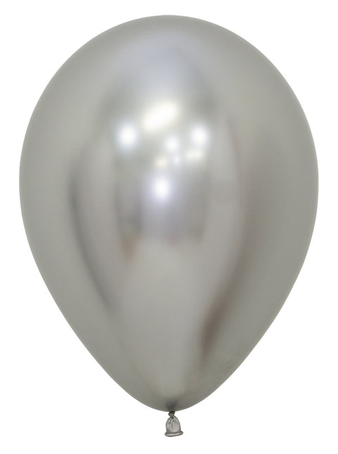 Balony Reflex Silver 30cm 12szt