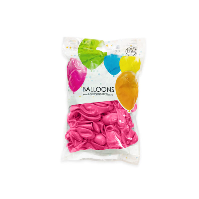 Balony fuksja 13cm 100szt