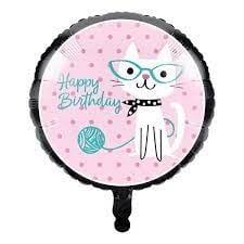 Balon helowy Party Cats pusty 45 cm