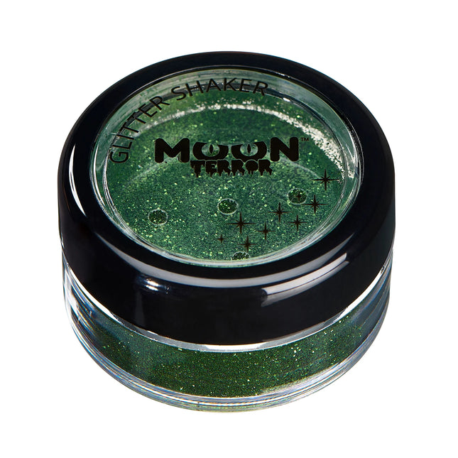 Moon Terror Halloween Glitter Shakers Zombie Green 5g