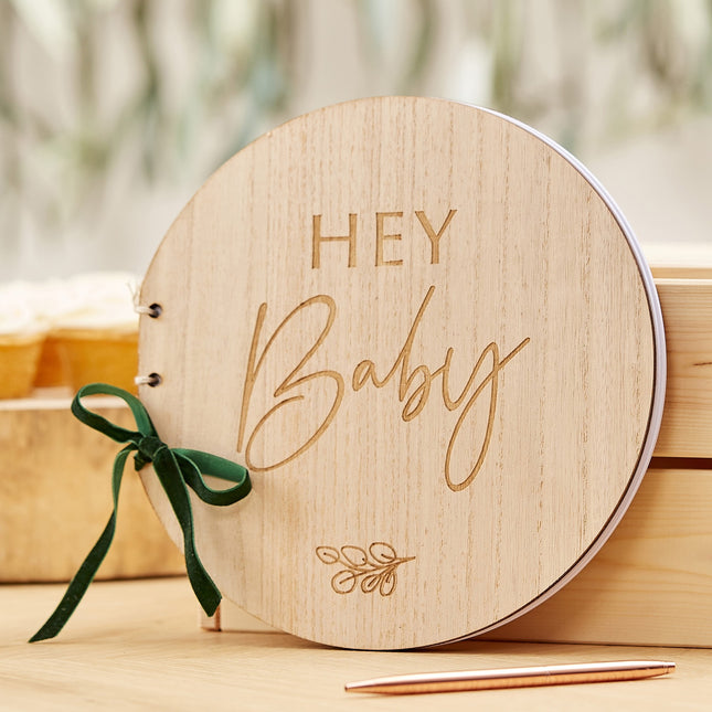 Księga gości Hey Baby Wood 22cm