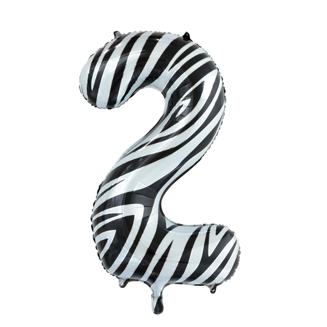 Balon foliowy Figurka 2 Zebra XL 86cm pusty