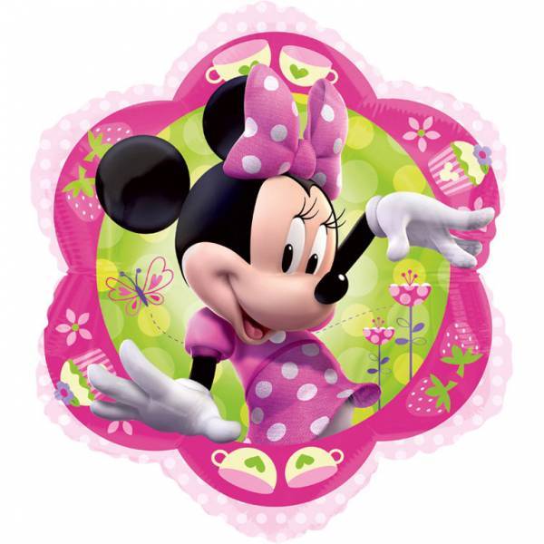 Balon foliowy Myszka Minnie Kwiat 38 cm pusty