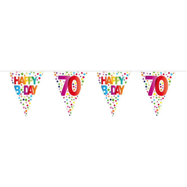 Girlandy 70 Years Dots 10m