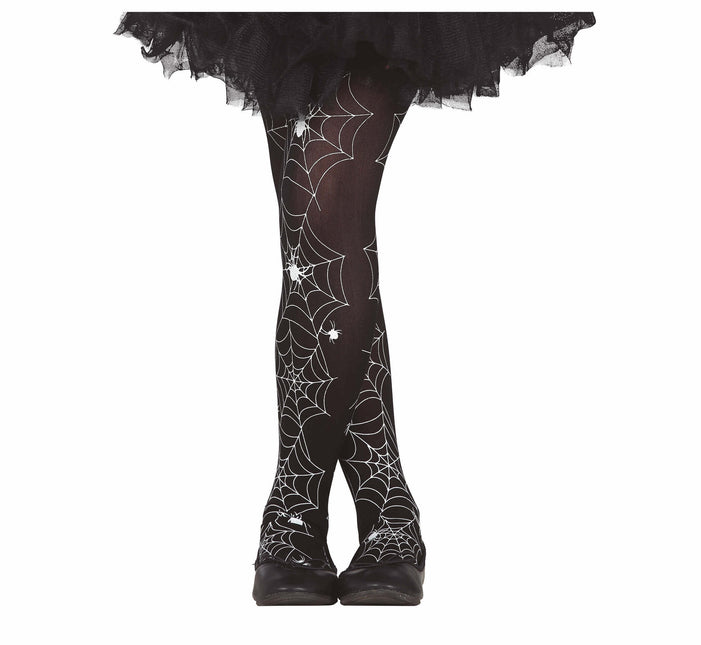 Dziecięce legginsy Spider's Web na Halloween