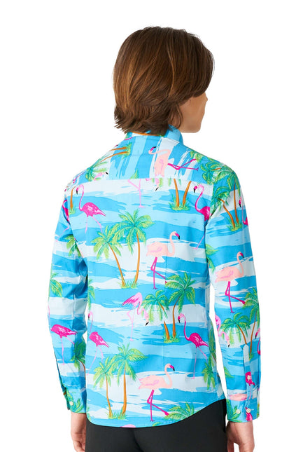 Hawaii Flamingo Teen Shirt Boy Teen OppoSuits