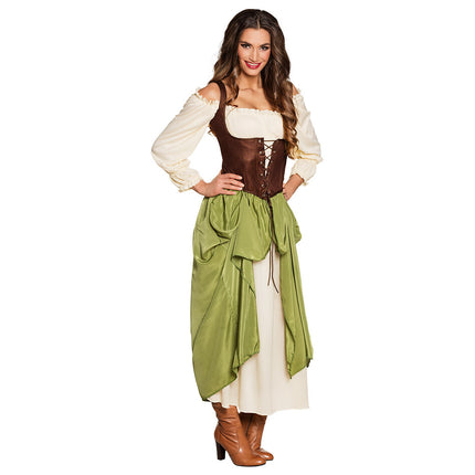 Dirndl Dress Oktoberfest Women Green