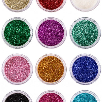 PXP Glitter Powder Set 2.5gr 12szt