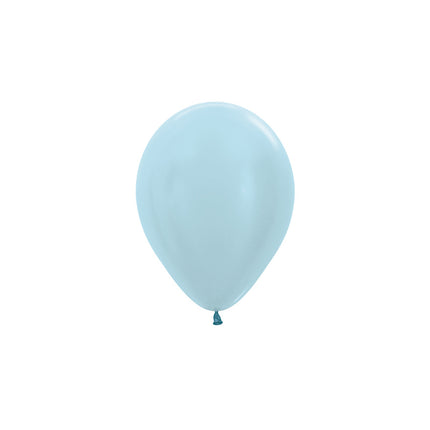 Balony Pearl Blue 12cm 50szt