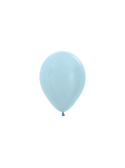 Balony Pearl Blue 12cm 50szt