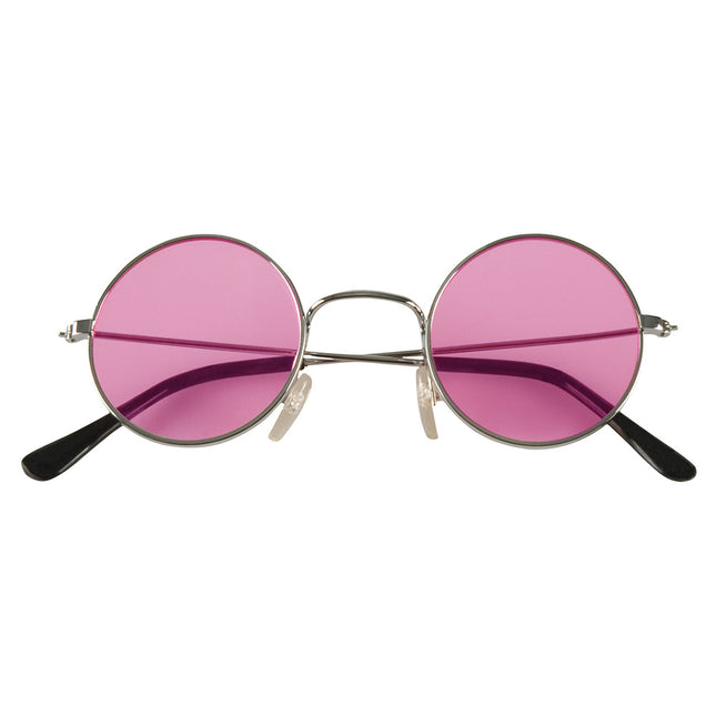 Okulary hipisowskie różowe
