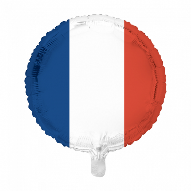 Balon helowy Flaga Francji 45 cm pusty