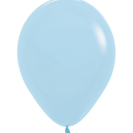 Balony Pastel Matte Blue 25cm 100szt